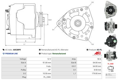 AS-PL A0538PR EAN: 5902129042747.