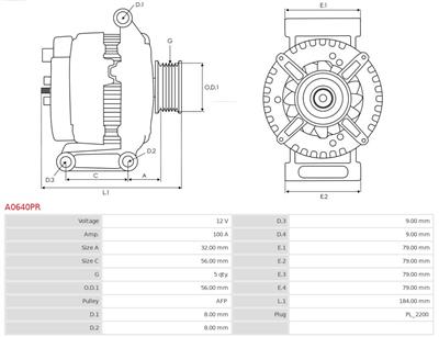 AS-PL A0640PR EAN: 5902129083054.