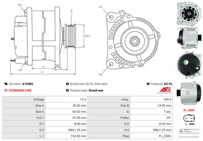 AS-PL A1048S EAN: 5902129061847.