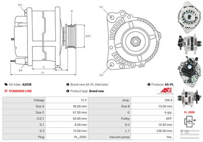 AS-PL A2038 EAN: 5901259403367.
