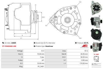 AS-PL A3069 EAN: 5901259404272.