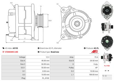 AS-PL A3135 EAN: 5901259457599.