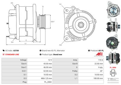 AS-PL A3184 EAN: 5901259472745.