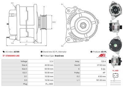 AS-PL A3189 EAN: 5901259480405.