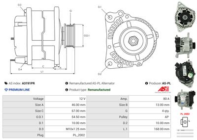 AS-PL A3191PR EAN: 5902129088745.