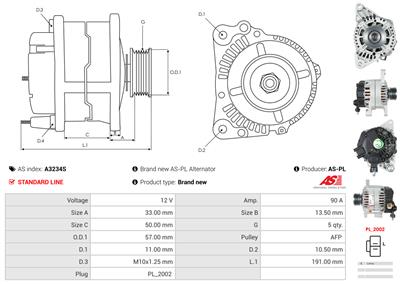 AS-PL A3234S EAN: 5902129130437.