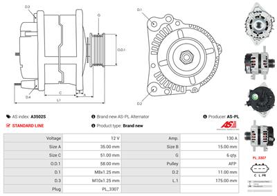 AS-PL A3502S EAN: 5902129130673.