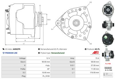AS-PL A4062PR EAN: 5902129109525.