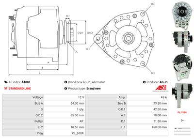 AS-PL A4081 EAN: 5901259436594.