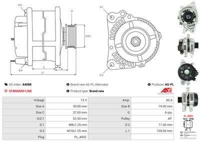AS-PL A4088 EAN: 5901259474404.