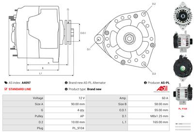 AS-PL A4097 EAN: 5901259468960.