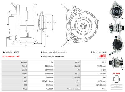 AS-PL A5001 EAN: 5901259405798.