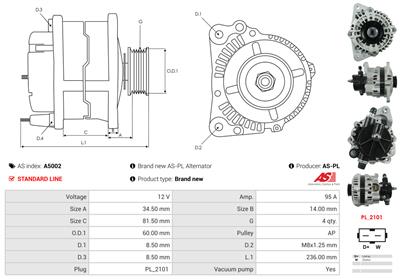 AS-PL A5002 EAN: 5901259405811.