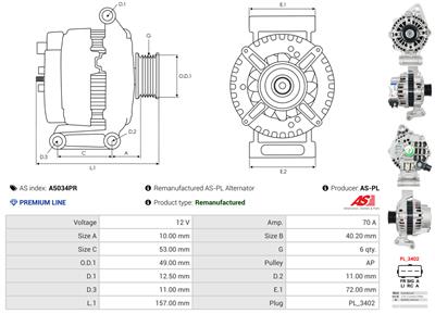 AS-PL A5034PR EAN: 5902129081531.