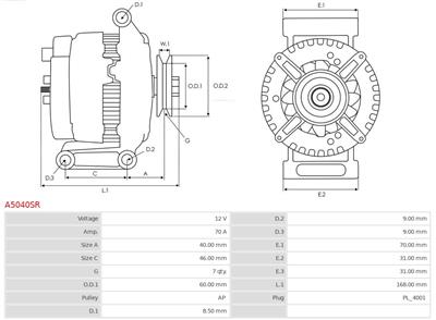 AS-PL A5040SR