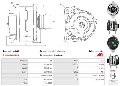 AS-PL A5099 EAN: 5901259491937.
