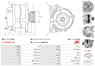 AS-PL A5135 EAN: 5902129003380.