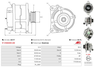 AS-PL A5177 EAN: 5902129006831.