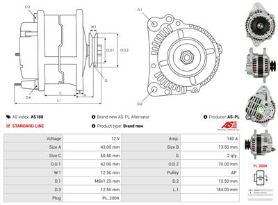 AS-PL A5188 EAN: 5902129006930.