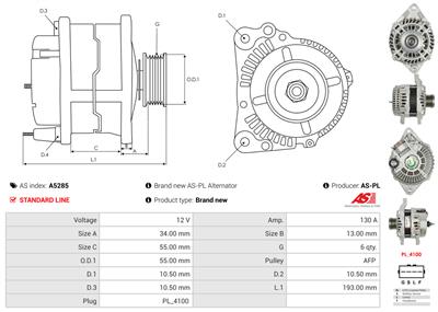 AS-PL A5285 EAN: 5902129010876.