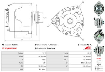 AS-PL A5387S EAN: 5902129094388.