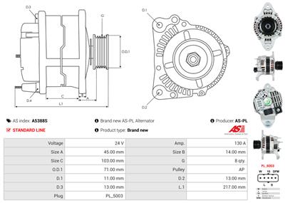 AS-PL A5388S EAN: 5902129131359.