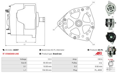 AS-PL A6007 EAN: 5901259406238.