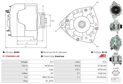 AS-PL A6009 EAN: 5901259406252.