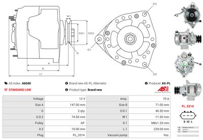 AS-PL A6040 EAN: 5901259443691.