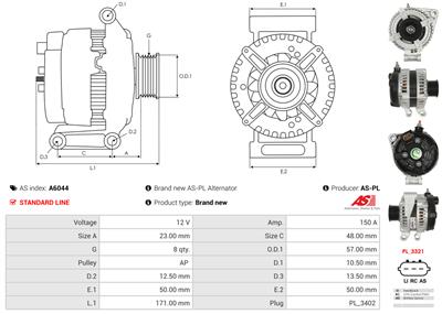 AS-PL A6044 EAN: 5901259492385.