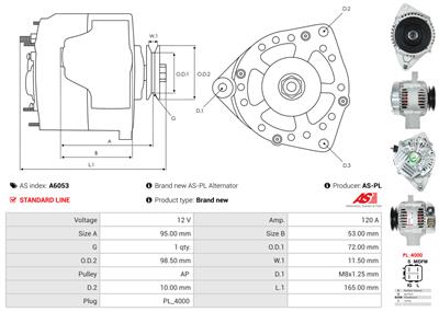 AS-PL A6053 EAN: 5901259485721.