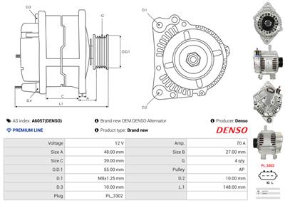 AS-PL A6057(DENSO) EAN: 5901259446524.