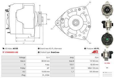 AS-PL A6109 EAN: 5901259462449.