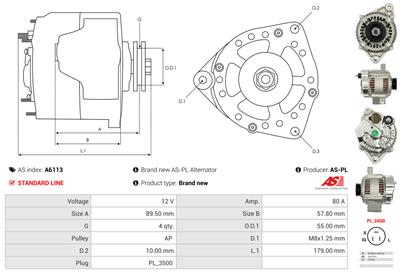 AS-PL A6113 EAN: 5901259462500.