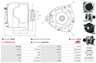 AS-PL A6318 EAN: 5902129012757.