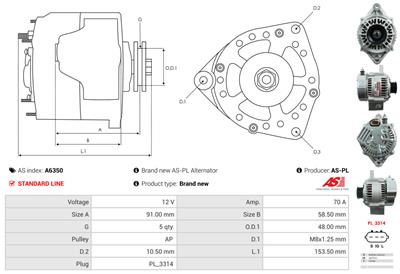 AS-PL A6350 EAN: 5902129020240.