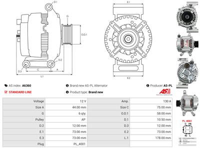 AS-PL A6360 EAN: 5902129023029.