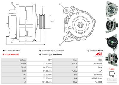 AS-PL A6394S EAN: 5902129047452.