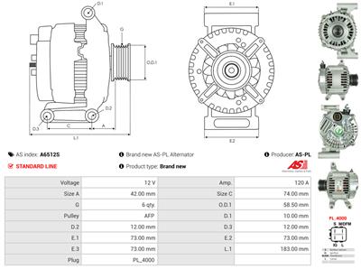 AS-PL A6512S EAN: 5902129093381.