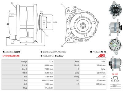AS-PL A6621S EAN: 5902129122548.
