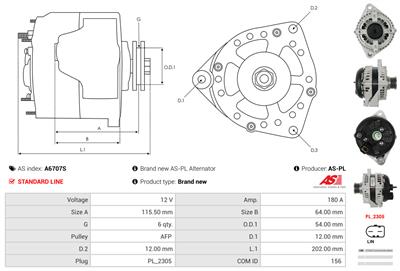 AS-PL A6707S EAN: 5902129153184.
