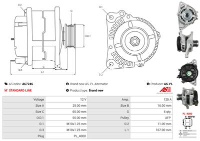 AS-PL A6724S EAN: 5902129157595.