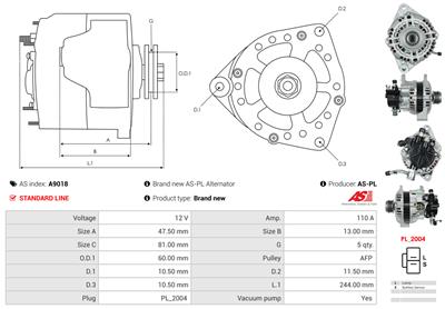 AS-PL A9018 EAN: 5901259406740.
