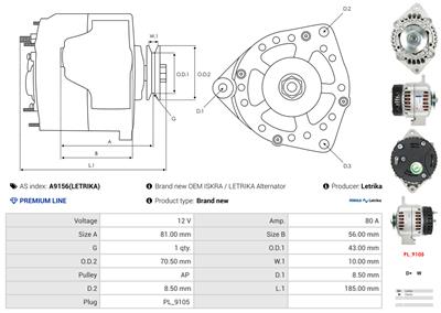 AS-PL A9156(LETRIKA) EAN: 5902129008750.