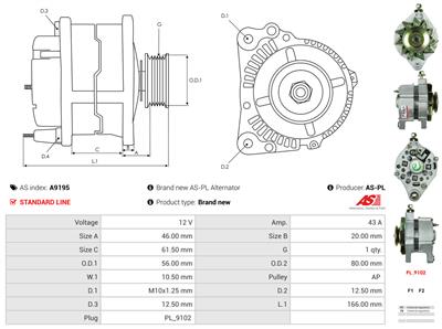AS-PL A9195 EAN: 5902129028697.