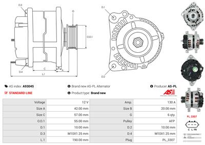AS-PL A9304S EAN: 5902129120490.