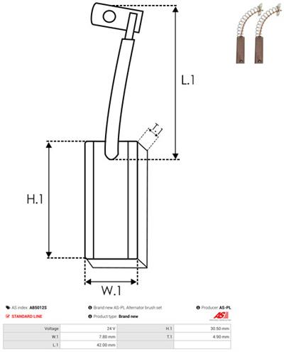 AS-PL AB5012S EAN: 5902129186984.