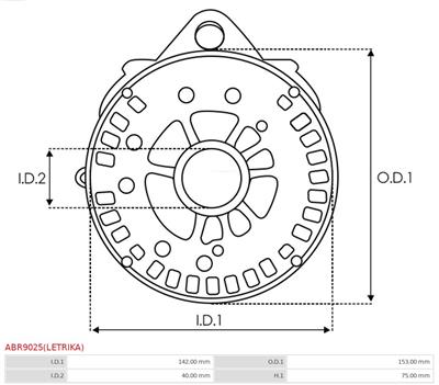 AS-PL ABR9025(LETRIKA)