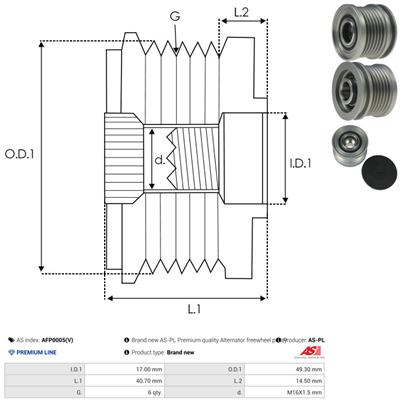 AS-PL AFP0005(V) EAN: 5901259479386.