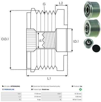 AS-PL AFP0046(INA) EAN: 5902129039327.